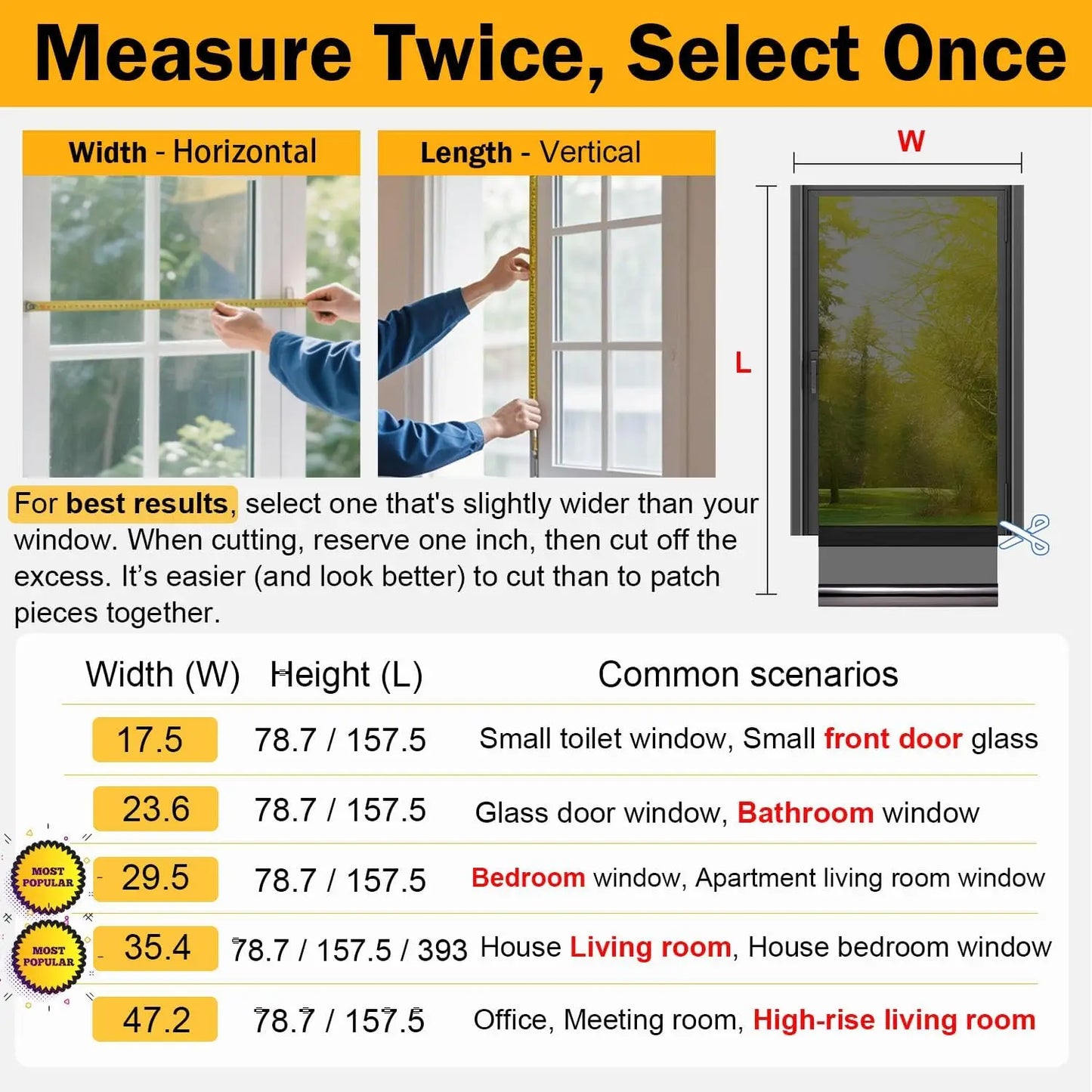 One Way Window Privacy Film See Out Not in, Window Tint for Home, Reflective Mirror Glass Windows Coverings Sun Heat UV Blocking